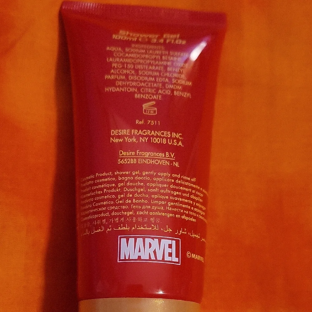 Marvel Iron Man Shower Gel and After Shave Balm Set New